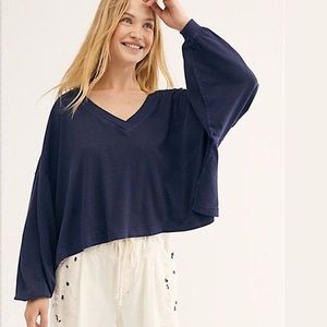 Free People Buffy T-Shirt Long Sleeve